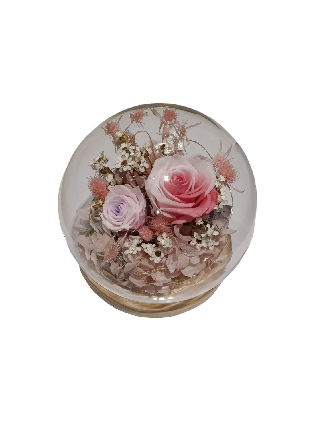 &quot;Bloom&quot; Premium Preserved Flower Dome