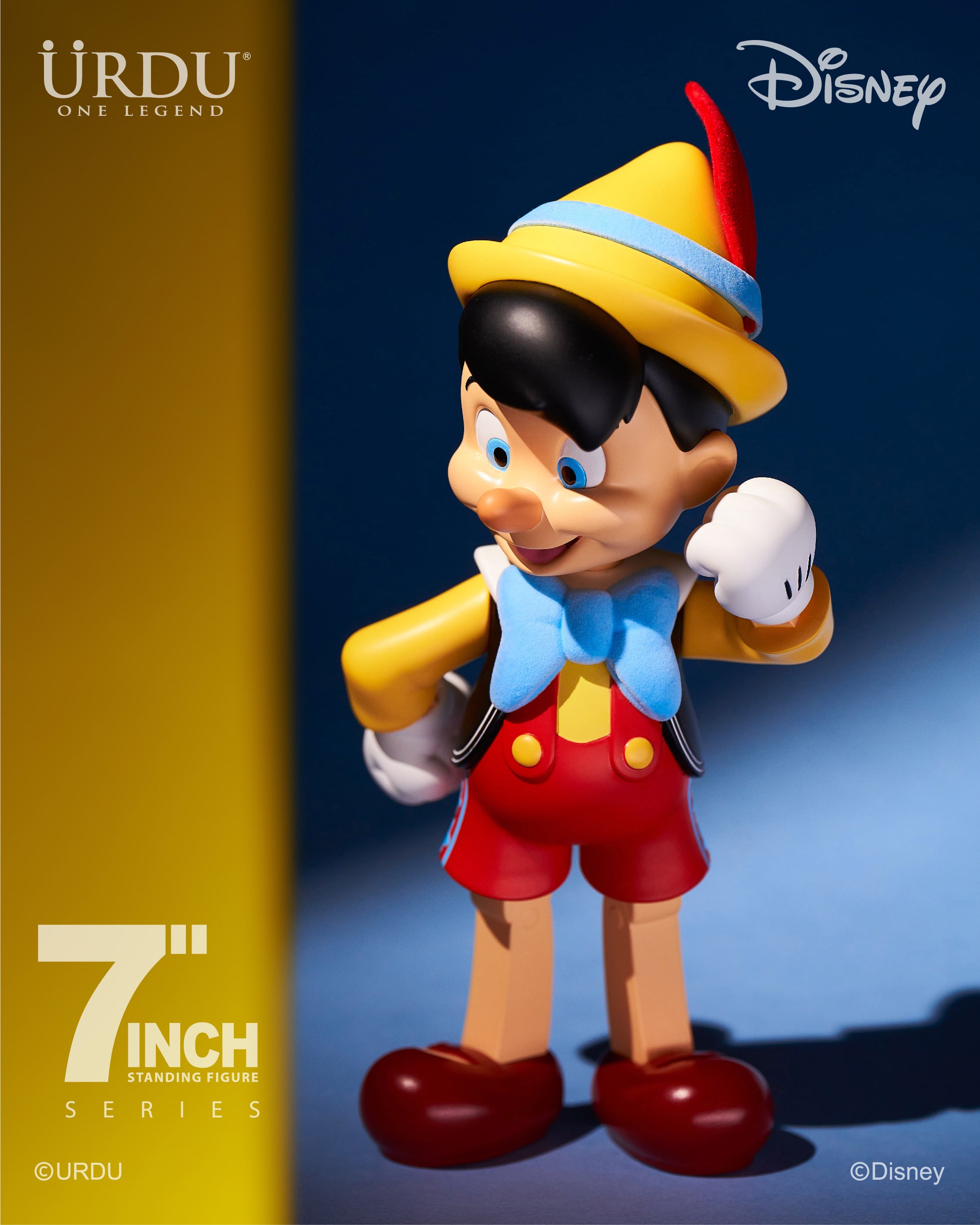 DISNEY 7 INCH STANDING FIGURE – PINOCCHIO