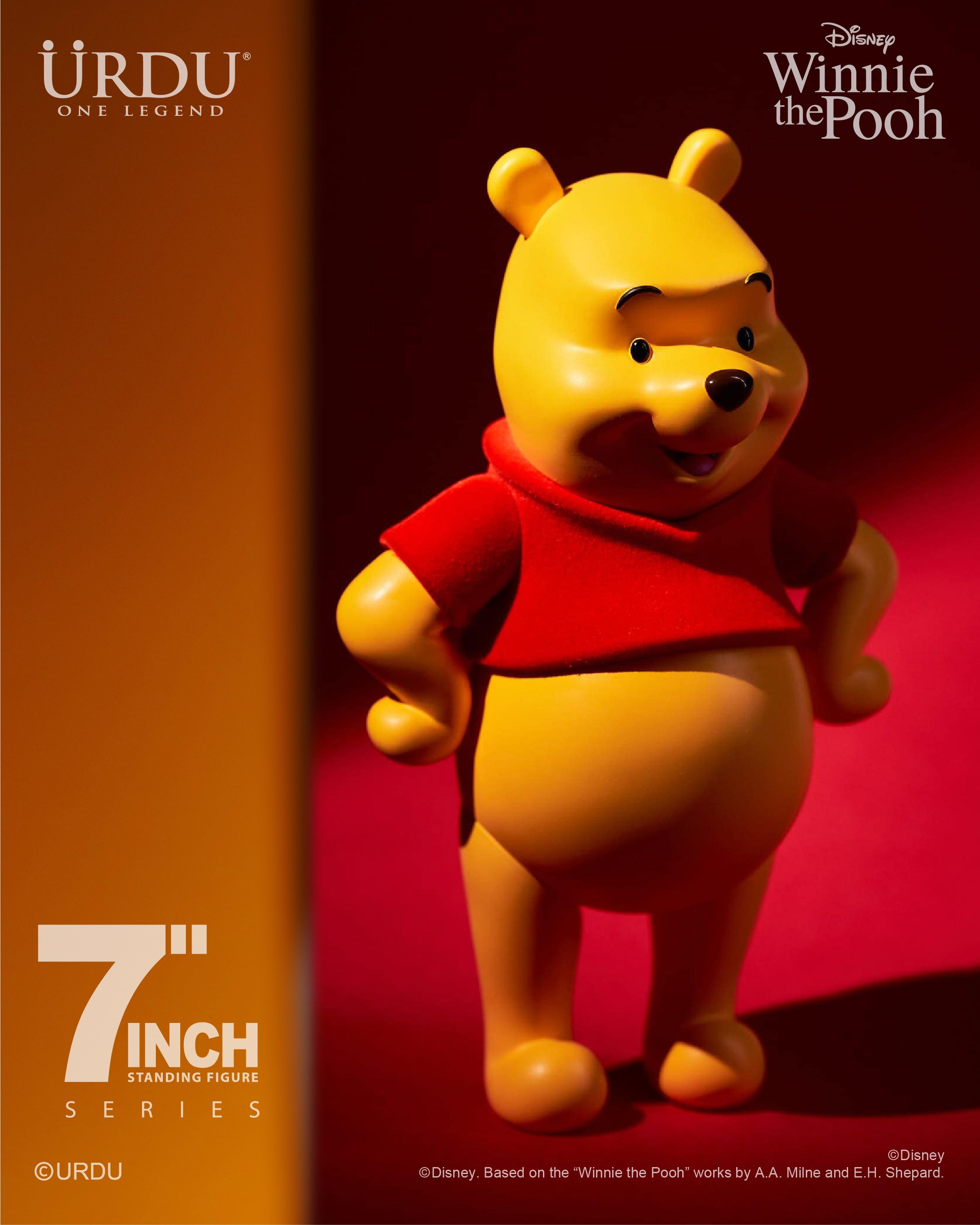 DISNEY 7 INCH STANDING FIGURE – WINNIE THE POOH