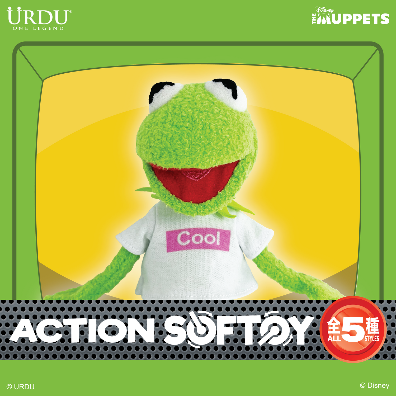 URDU ACTION SOFT TOY SERIES KERMIT THE FROG

BLIND BOX, Buy 5 for Full Set