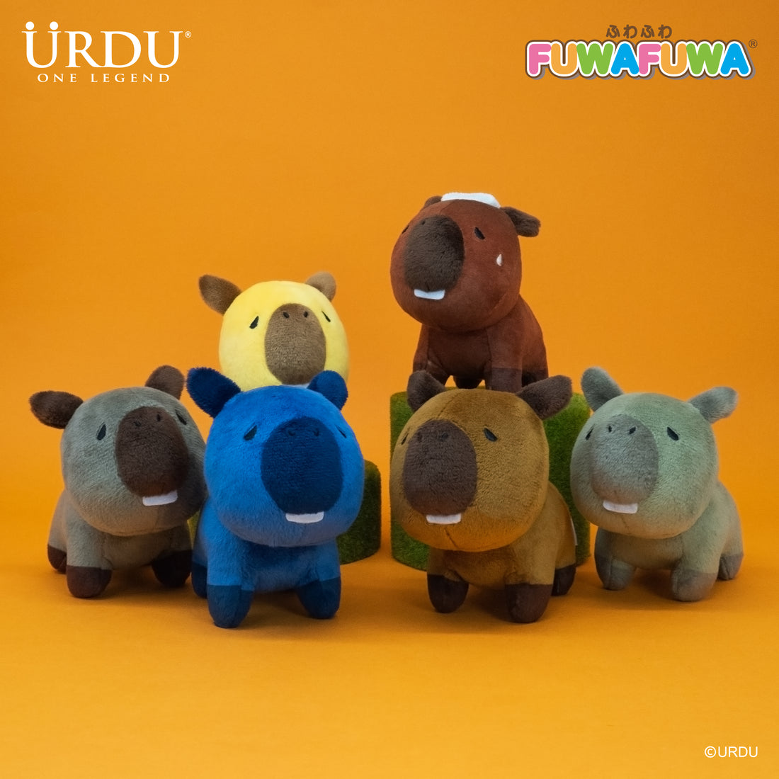 Fuwa Fuwa Capybara Soft Toy Blind Box (Buy 5 for Full Set)