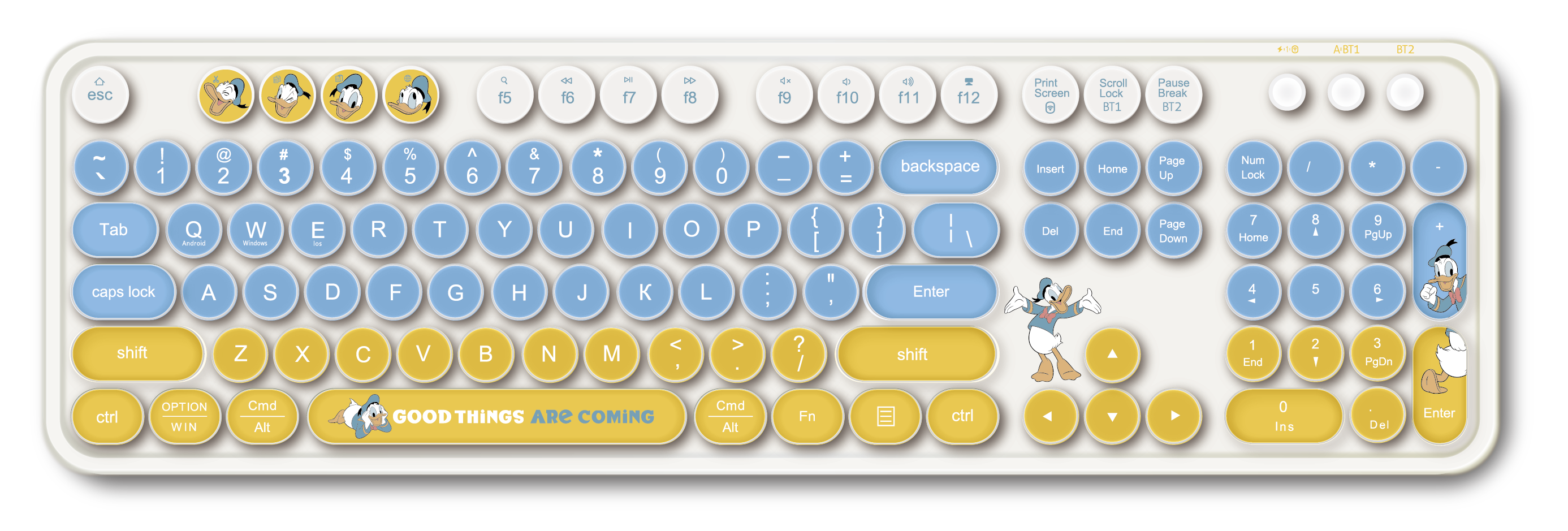 Donald Duck Wireless Keyboard