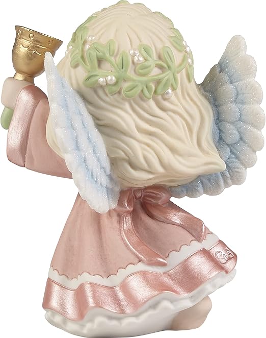 Ringing In Holiday Cheer Angel Figurine