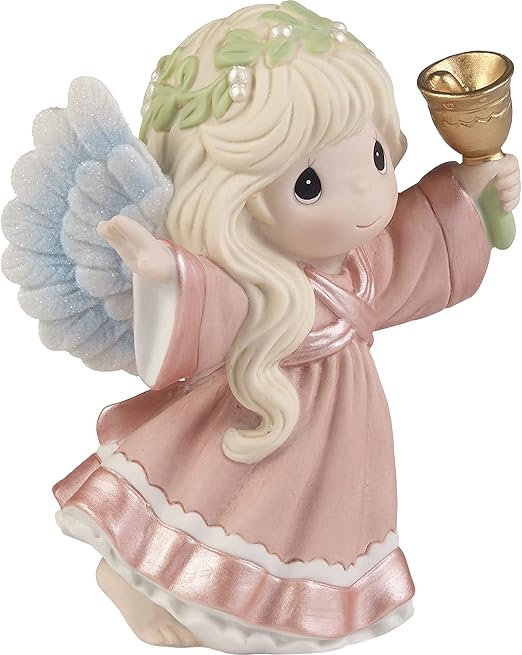 Ringing In Holiday Cheer Angel Figurine