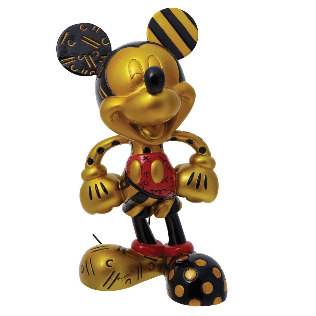 DSBRT Gold &amp; Black 12&quot; Mickey