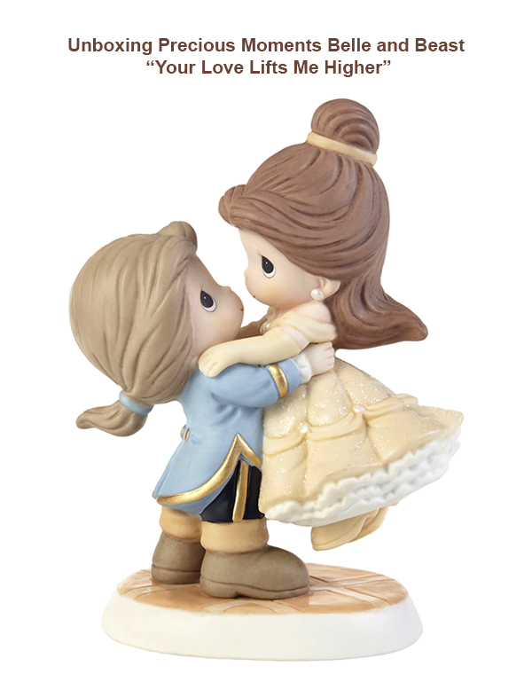 Unboxing Precious Moments Belle and Beast Figurine